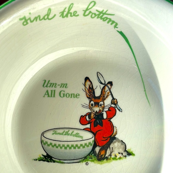RARE VINTAGE RALSTON PURINA COMPANY ADVERTISING CEREAL 
BOWL, DATED 1925 - Picture 3 of 4